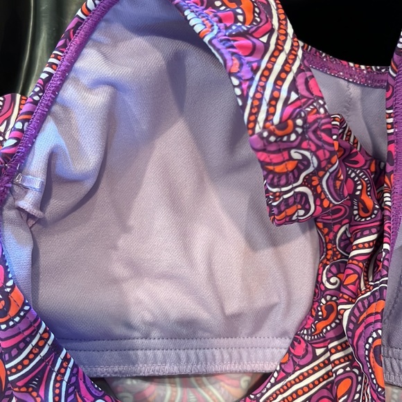 Prana Colorful Racerback  Tankini Top - Picture 6 of 6